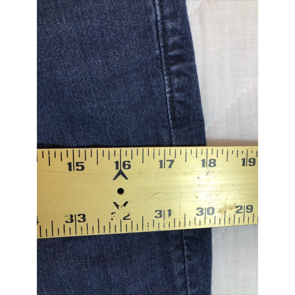 Ann Taylor Loft Jeans Women's Size 27/4 Denim Dark Blue Modern Crop Low Rise - Picture 9 of 13